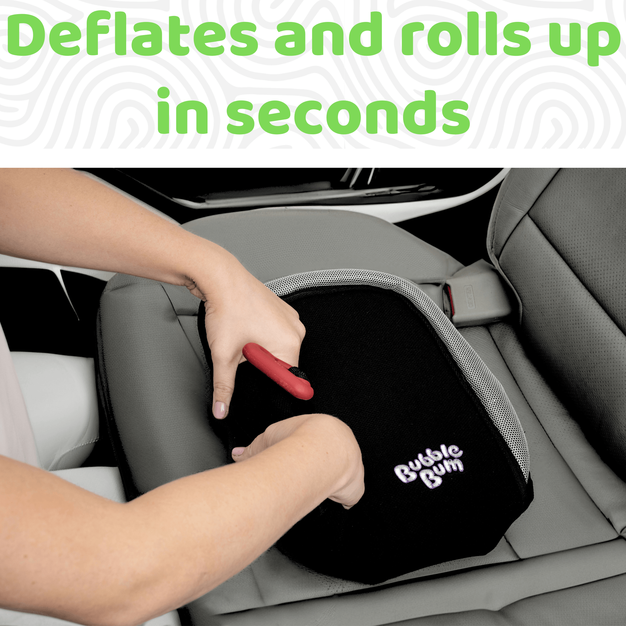 BubbleBum Inflatable Travel Booster Seat for Kids (Ages 4–11) Portable Car Booster for Taxis, Rental Cars & Travel ✔️
